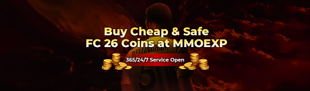 Buy Cheap & Safe FC 26 Coins at MMOEXP